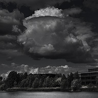 ID610 Bedfont Cumulus over Lake by Nicholas m Vivian